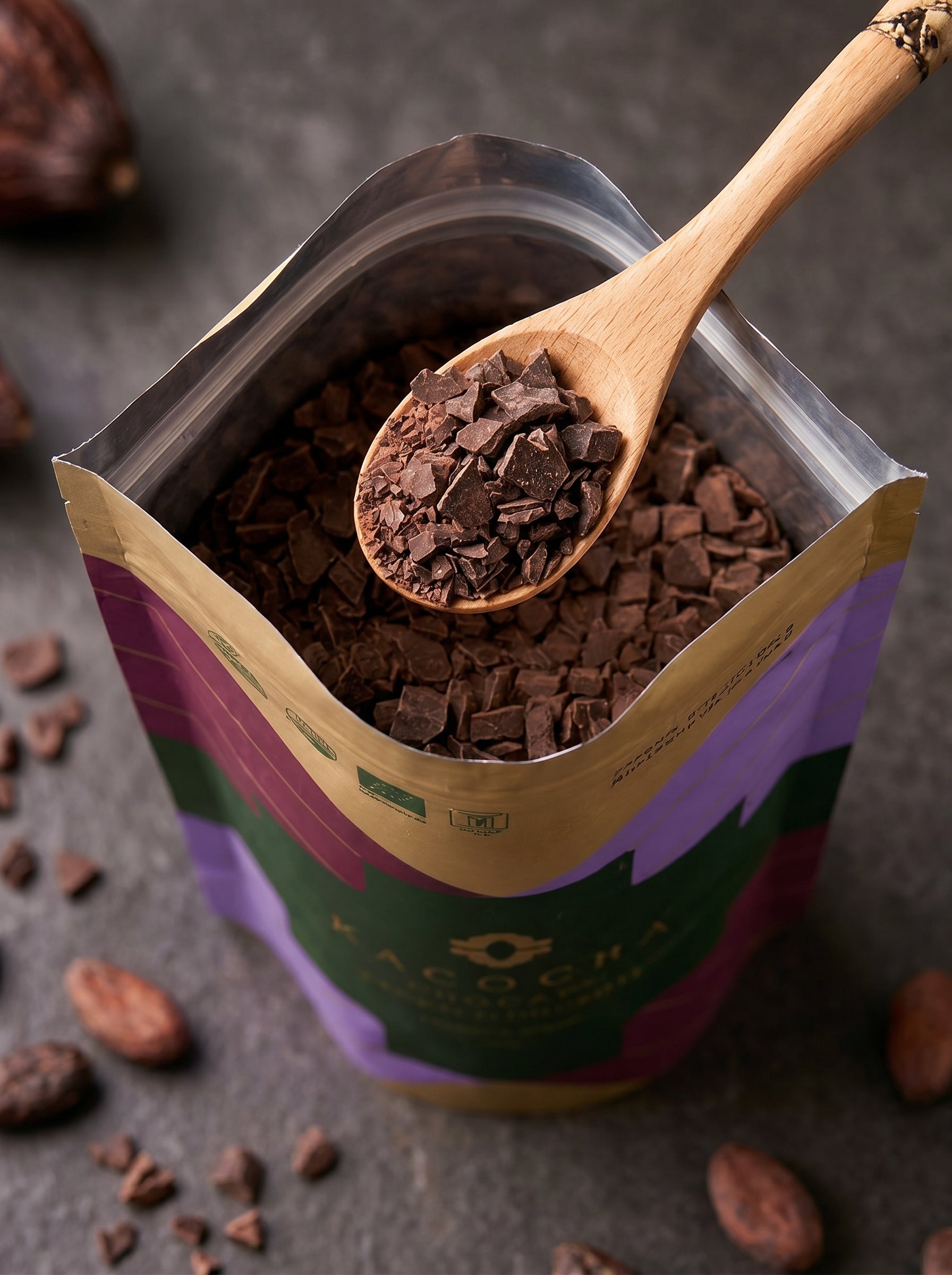 Tropical Forest-Grown Ceremonial Cacao Pieces – 1 lb. of Cacao Pieces